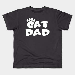 Cat Dad Logo Kids T-Shirt
